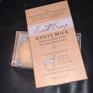 Saponificio Varesino Goats Milk Exfoliating Soap made in Italy new